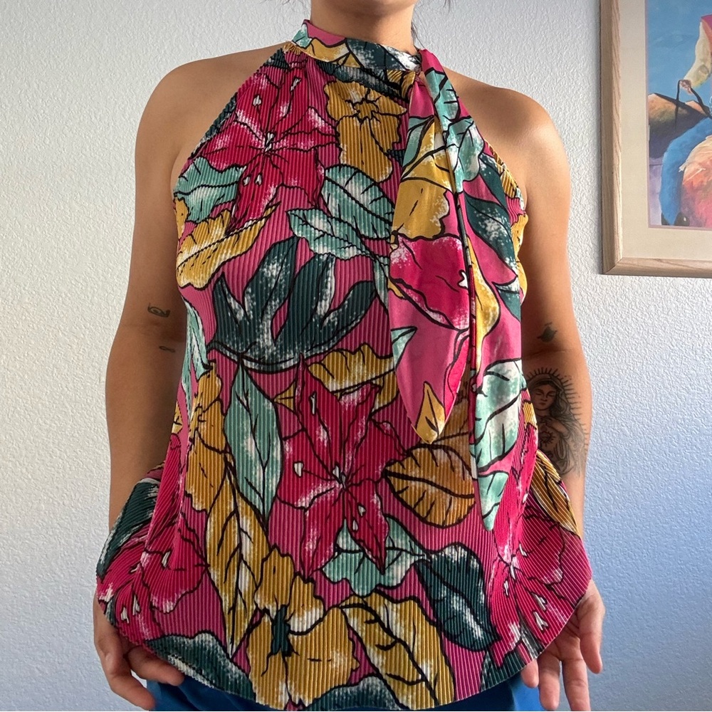 Maeve by Anthropologie Halter Top Blouse